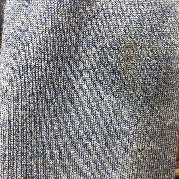 NORDSTROM Mens Blue Merino Wool Quarter Zip Knit Sweater Size Small - Picture 9 of 11